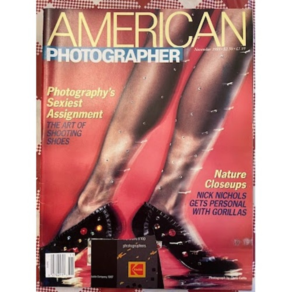 American Photographer Nov 1988 Chris Callis Shoe Art Vintage Media Magazine